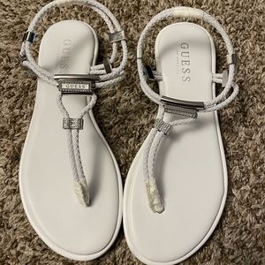 Guess Coins stretch T-strap sandals